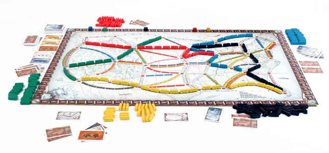 Ticket To Ride Set Up by Games of Wonder
