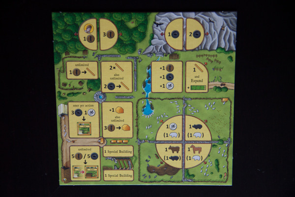 Agricola All Creatures Big and Small Game Board